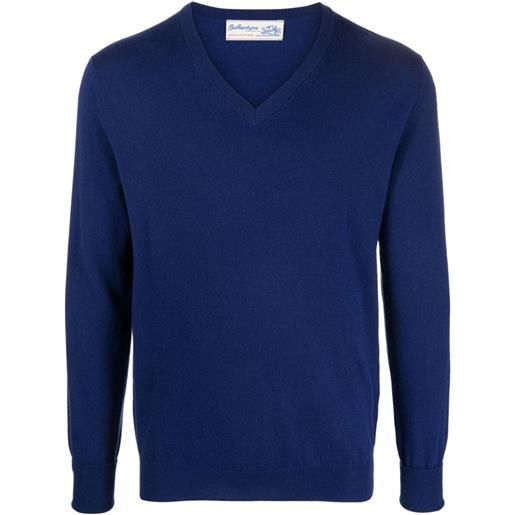 Ballantyne maglione con scollo a v - blu