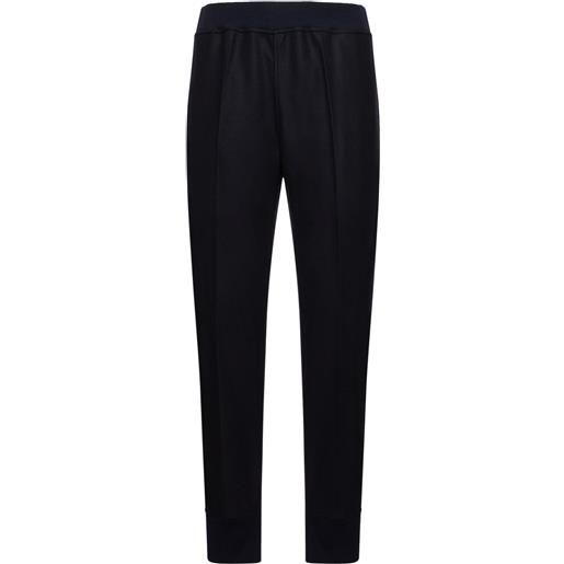 JIL SANDER jogger melton in lana