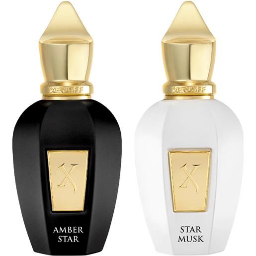 Xerjoff amber star & star musk kit parfum 2x50 ml
