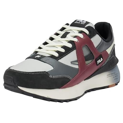 Fila contempo l, scarpe da ginnastica uomo, castlerock tawny port, 43 eu