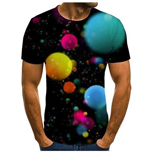 xbowo-Sweatshirt abbigliamento specifico t-shirt-foto_xl a maniche corte digitale 3d a bolle colorate