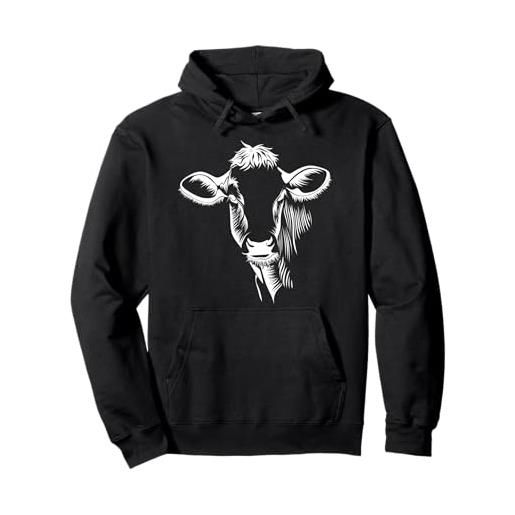 Agricoltore Maglietta e Abbigliamento Co mucche contadino agricoltura mucca agricoltore felpa con cappuccio