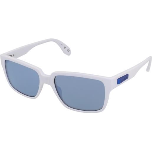 Adidas or0013 21x | occhiali da sole sportivi | prova online | unisex | plastica | rettangolari | bianco | adrialenti