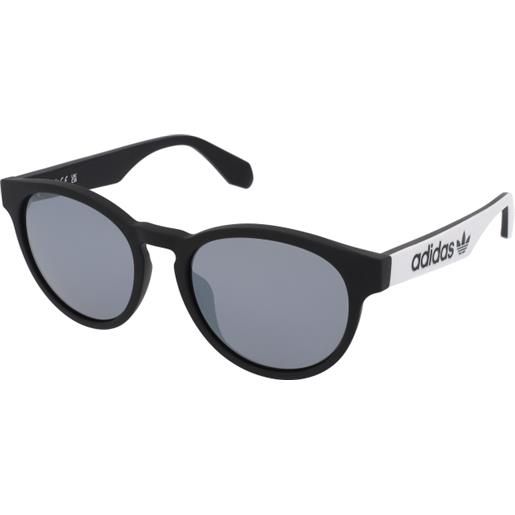 Adidas or0025 02c | occhiali da sole sportivi | unisex | plastica | tondi | nero | adrialenti