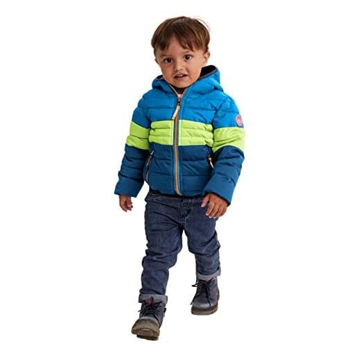Killtec hipsy mini, piuma d'oca, giacca invernale con cappuccio unisex bambini, azzurro, 98/104