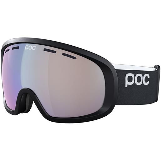 Poc fovea mid photochromic ski goggles nero light pink sky blu/cat1-3