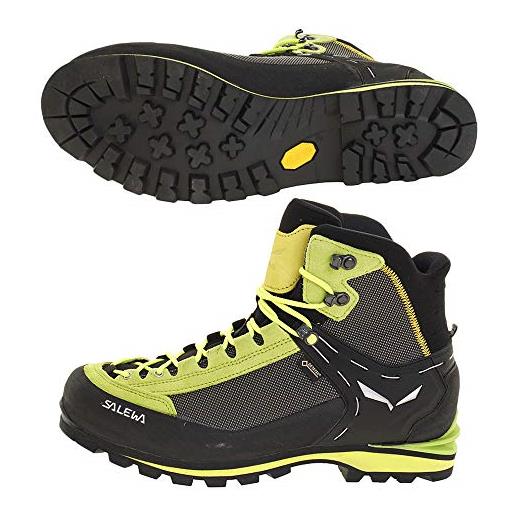 SALEWA ms crow gore-tex, scarponi da trekking e da escursionismo uomo, cactus/sulphur spring, 44 eu