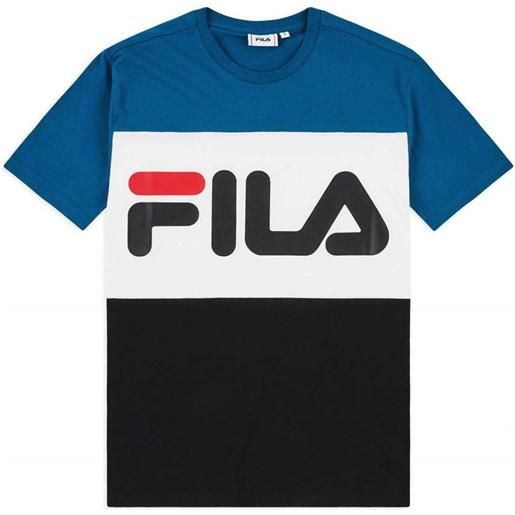 FILA tshirt FILA day tee 681244 uomo blu elettrico-bianco