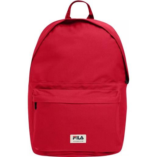 FILA zaino fila boma badge backpack s'cool two rosso e nero