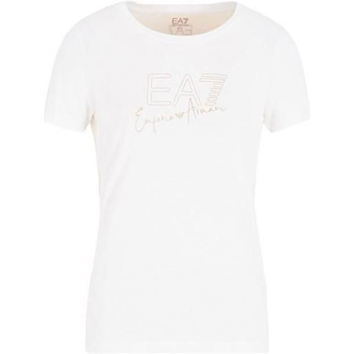 EA7 Emporio Armani t-shirt ea7 3rtt21 tjkmz tonal block donna bianco