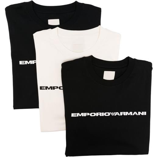 Emporio Armani t-shirt con stampa - bianco