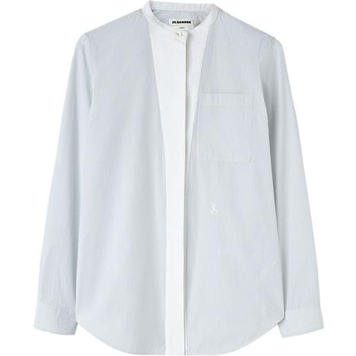 Jil Sander camicia a righe - bianco