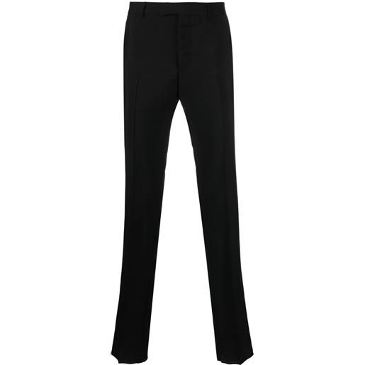 Gucci pantaloni sartoriali con applicazione - nero