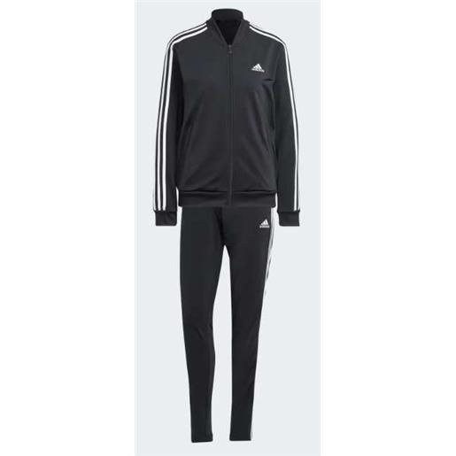 Adidas w 3s tr ts black/white tuta triacetato nera 3s bianche donna