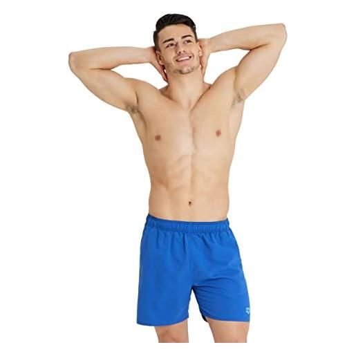 Arena fundamentals costume uomo mare e piscina, costume da bagno in tessuto ad asciugatura rapida, boxer mare con slip interno in rete e tasche laterali e posteriore