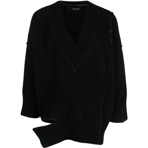 Isabel Benenato maglione con dettaglio cut-out - nero