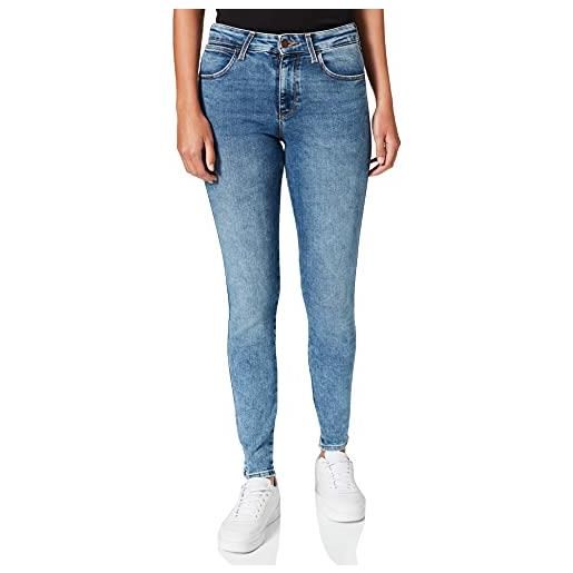 Wrangler skinny jeans, nero (soft shadow), 26w / 32l donna