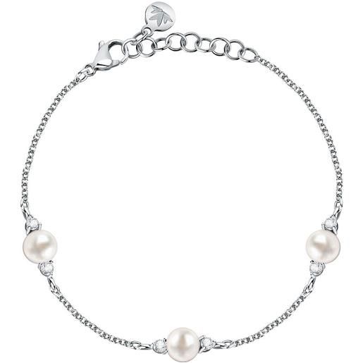 Morellato bracciale catena donna argento 925 gioiello Morellato perla saer53