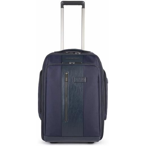 Piquadro brief 2-wheel backpack trolley 53 cm scomparto per laptop blu
