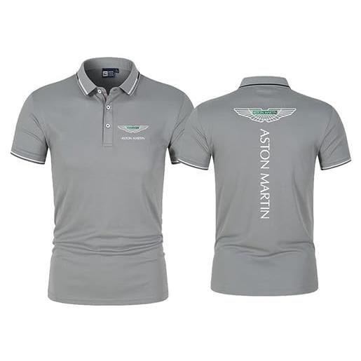 GXEBOPS polo da golf da uomo as_ton mar_tin service t-shirt a maniche corte t-shirt casual polo camicie/f/l