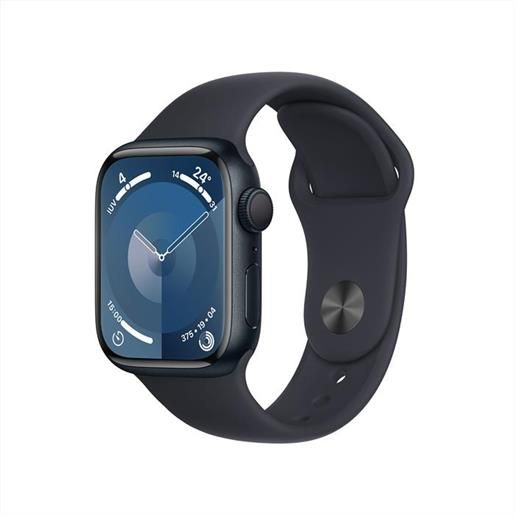 Apple - watch series 9 gps cassa 41mm - s/m-mezzanotte