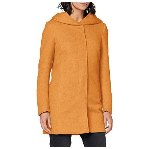 Only classic coat cappotto, pumpkin spice/melange, xs donna