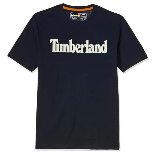 Timberland - t-shirt uomo con logo lineare - taglia xl