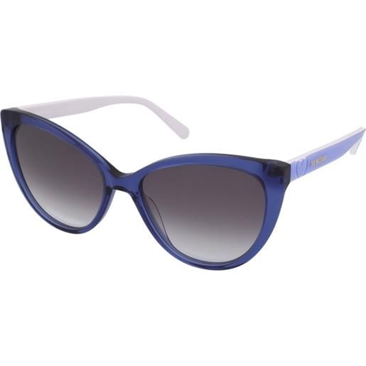 Love Moschino mol043/s pjp/gb | occhiali da sole graduati o non graduati | plastica | cat eye | blu | adrialenti