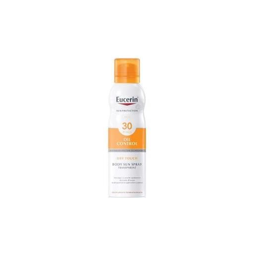 Eucerin - oil control dry touch spray corpo spf30+ confezione 200 ml
