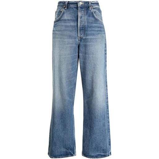 Citizens of Humanity jeans gaucho ampi - blu