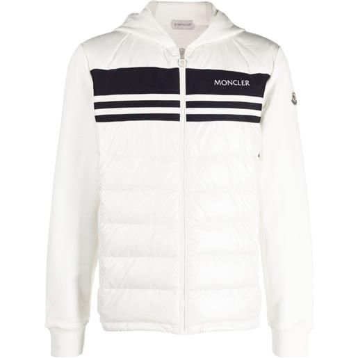 Moncler giacca con inserto imbottito - bianco