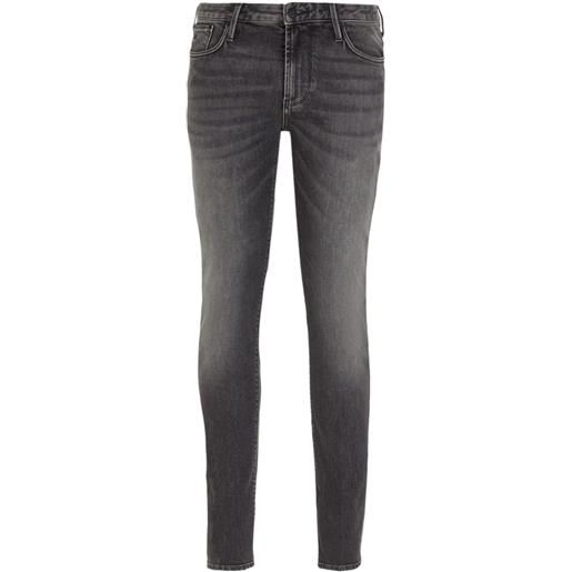 Emporio Armani jeans slim j06 a vita bassa - nero