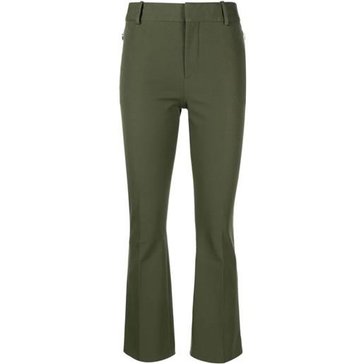 FRAME pantaloni crop - verde