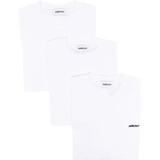 AMBUSH t-shirt con ricamo - bianco