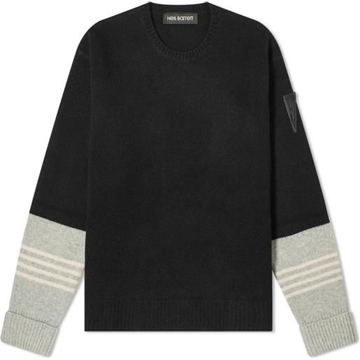 Neil barrett - maglione in lana e cashmere
