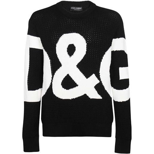 Dolce & gabbana - maglione con logo