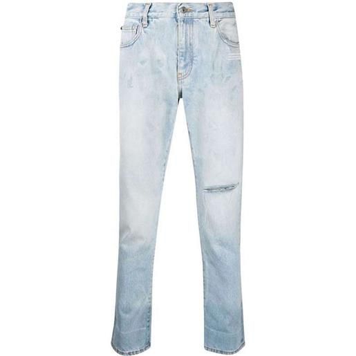 OFF-WHITE jeans in denim di cotone off-white