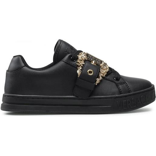 VERSACE JEANS COUTURE versace jeans - sneakers in pelle con logo couture