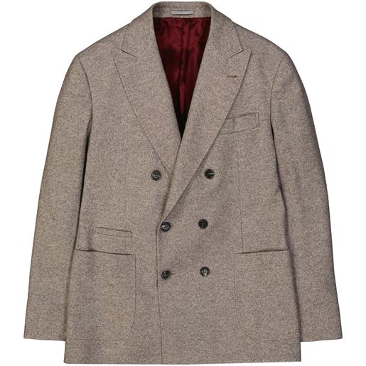 BRUNELLO CUCINELLI giacca doppiopetto in lana brunello cucinelli