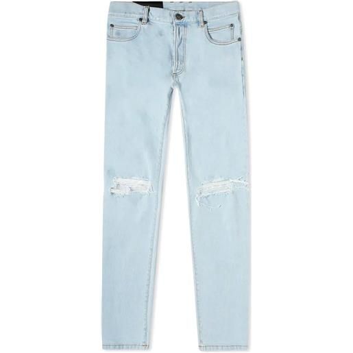 BALMAIN jeans skinny con segni di usura balmain