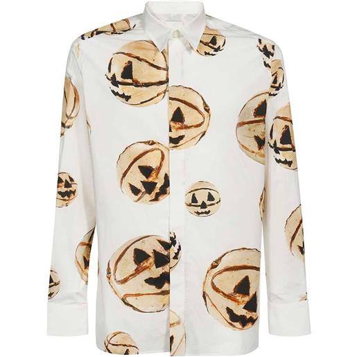 GIVENCHY camicia givenchy con stampa zucca di halloween