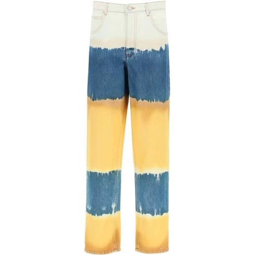 Alberta ferretti - jeans oceanic tie-dye