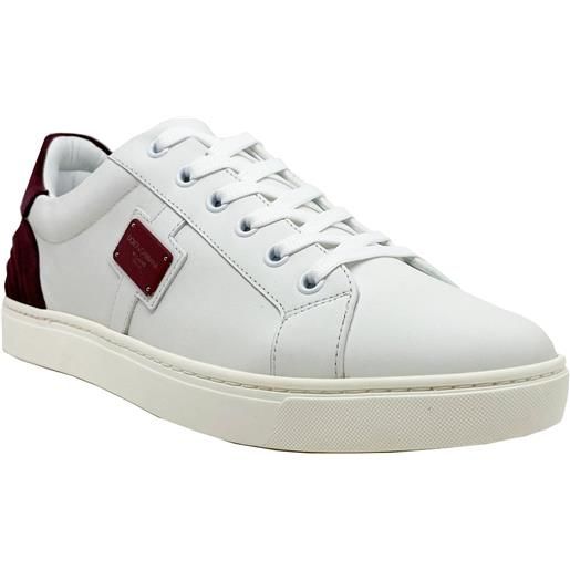 Dolce & gabbana - sneakers in pelle con logo