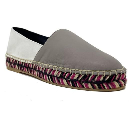 OFF-WHITE espadrillas in pelle bianca