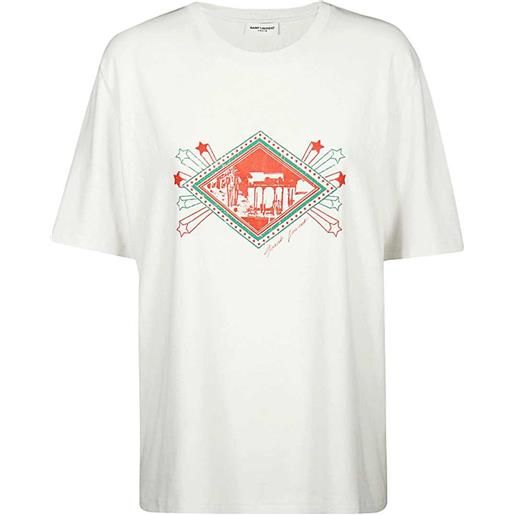 SAINT LAURENT maglietta saint laurent in cotone con logo