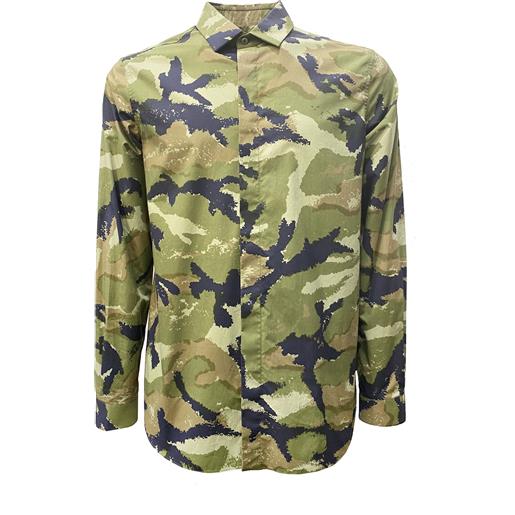 VALENTINO camicia valentino camouflage army