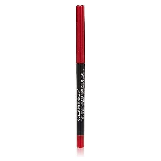 Maybelline new york color sensational shaping lip liner matita labbra, effetto volumizzante, 80 red escape