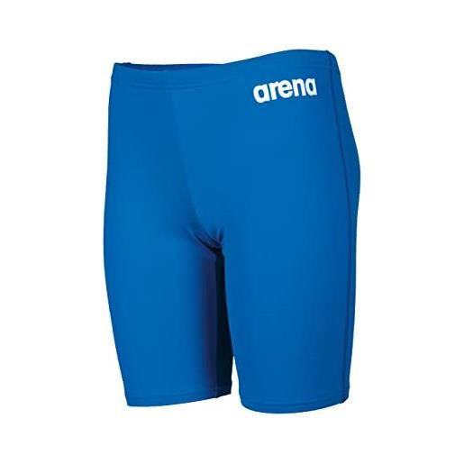 ARENA solid team junior costume bambino per piscina, costume jammer da gara ad asciugatura rapida, tessuto max. Life eco con massima resistenza al cloro e protezione uv 50+
