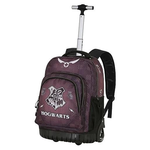 Harry Potter hogwarts-zaino trolley gts fan, marrone, 32 x 47 cm, capacità 39 l