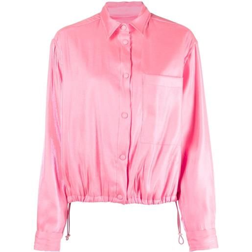 Forte Forte camicia con coulisse - rosa
